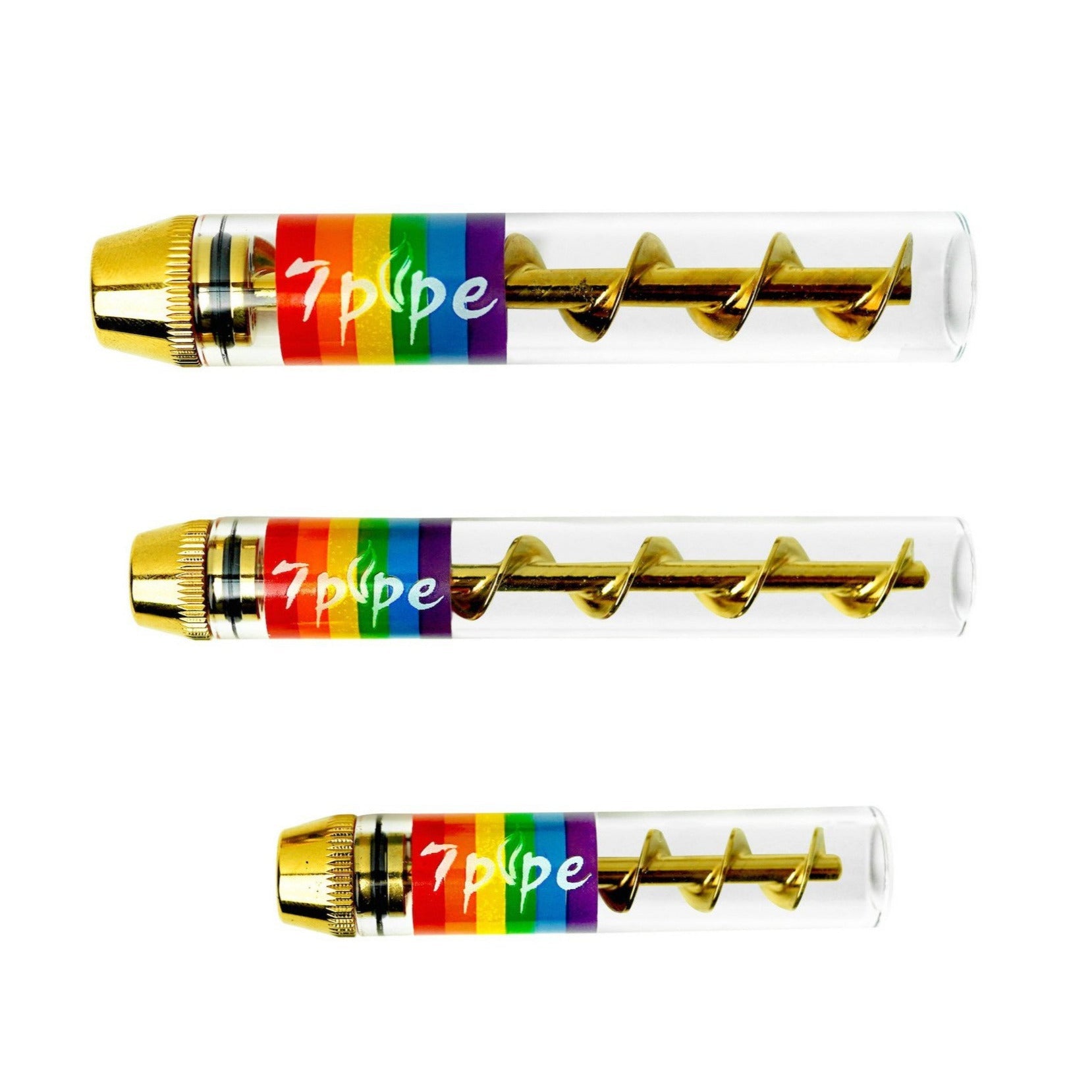 Twisty™ Glass Rainbow Tubes (2) TWISTYSHOP