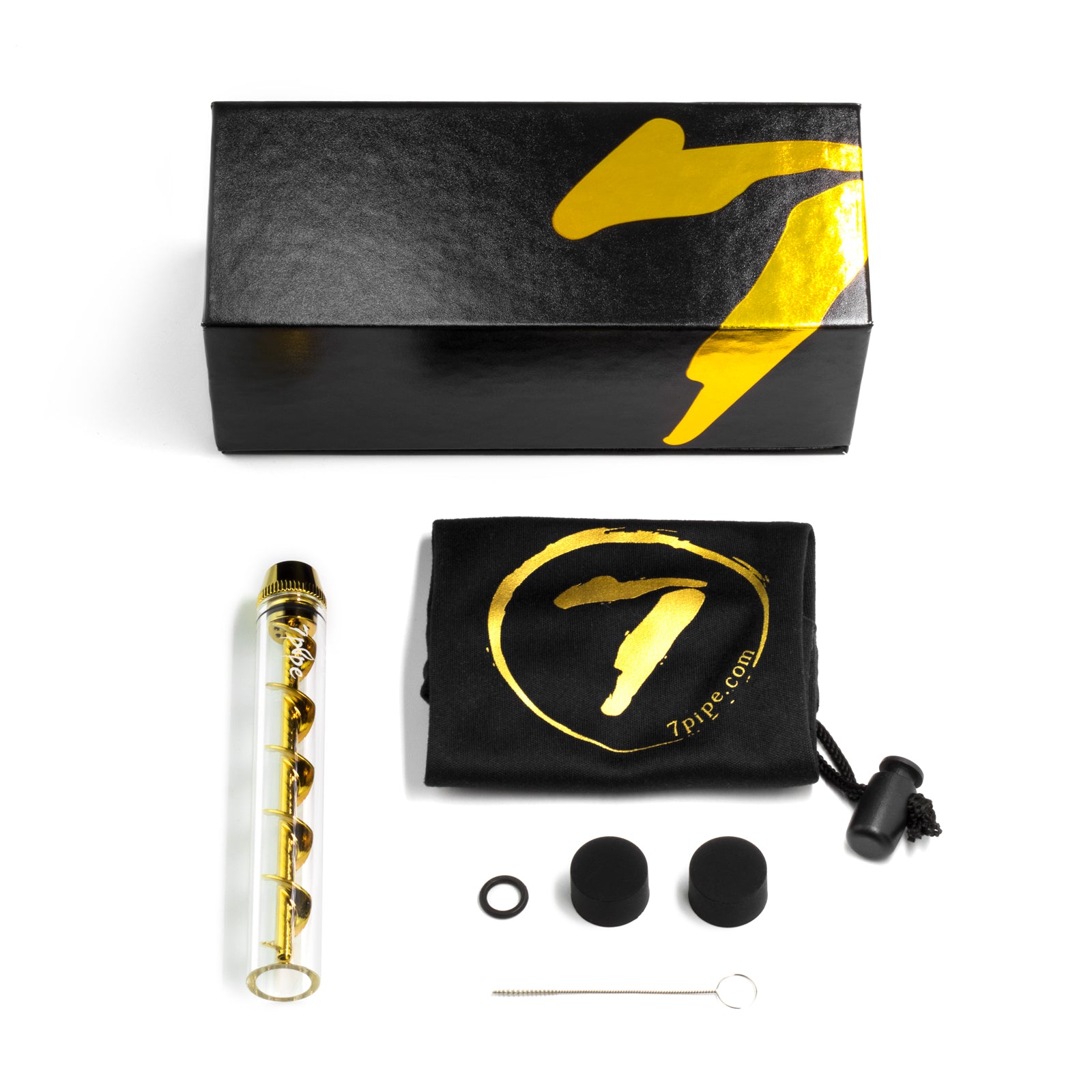 Glass Blunt by 7pipe is a reusable glass blunt that replaces cigarette papers, vapes, and bongs. Enjoy smooth hits with no rolling or batteries. Combines with water pipes and replaces bubblers, hand cigars, dab rigs, one hitters, and cigars. Go paperless today with 7pipe