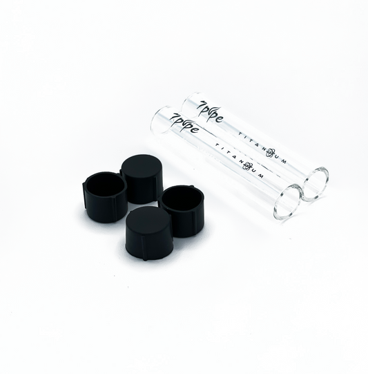 Twisty™ Glass Titanium Tubes (2) TWISTYSHOP