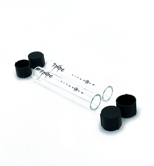 Twisty™ Glass Titanium Tubes (2) TWISTYSHOP