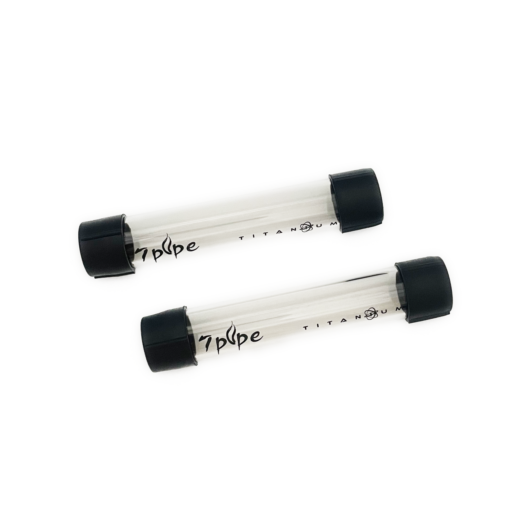 Twisty™ Glass Titanium Tubes (2) TWISTYSHOP