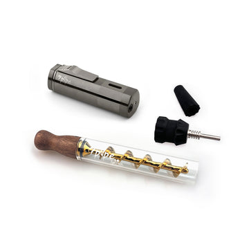 Twisty Glass Blunt Complete Bundle – Gen 2 Black Walnut, Lighter & Collector