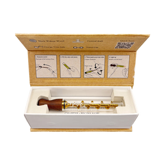 Twisty Glass Blunt Gen 2 (Wood Mouthpiece) – Wood Tip